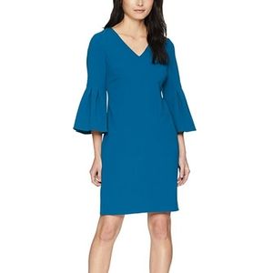 Teal Jessica Howard bell sleeve dress